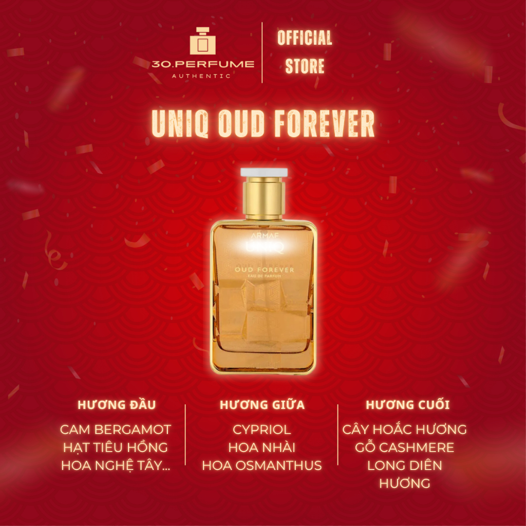 [30.PERFUME] Nước Hoa Nam Oud Forever 10/20ml