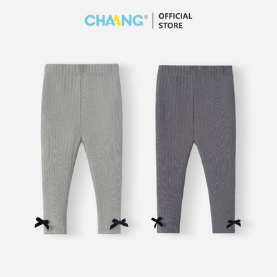 [CHAANG 12M-6Y] Quần legging Harvest  dáng ôm chất liệu nỉ gân giữ ấm tốt cho bé gái