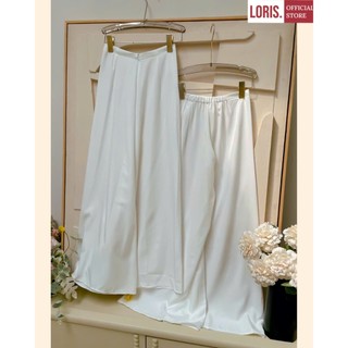 LORIS - Quần lụa phối áo dài , Chỉ Lẻ Quần