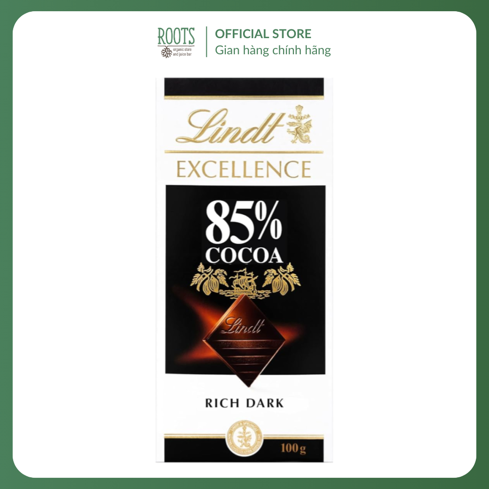 (Ship hỏa tốc) LINDT - Socola Đắng, Excellence, 85% Cocoa, Rich Dark (100g)