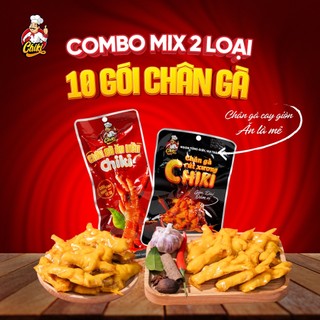  Combo Mix Chân Gà CHIKI – Rút Xương 26G và Nguyên Xương 40G | Cay Tê Sảng Khoái Giòn Dai Chuẩn Vị 