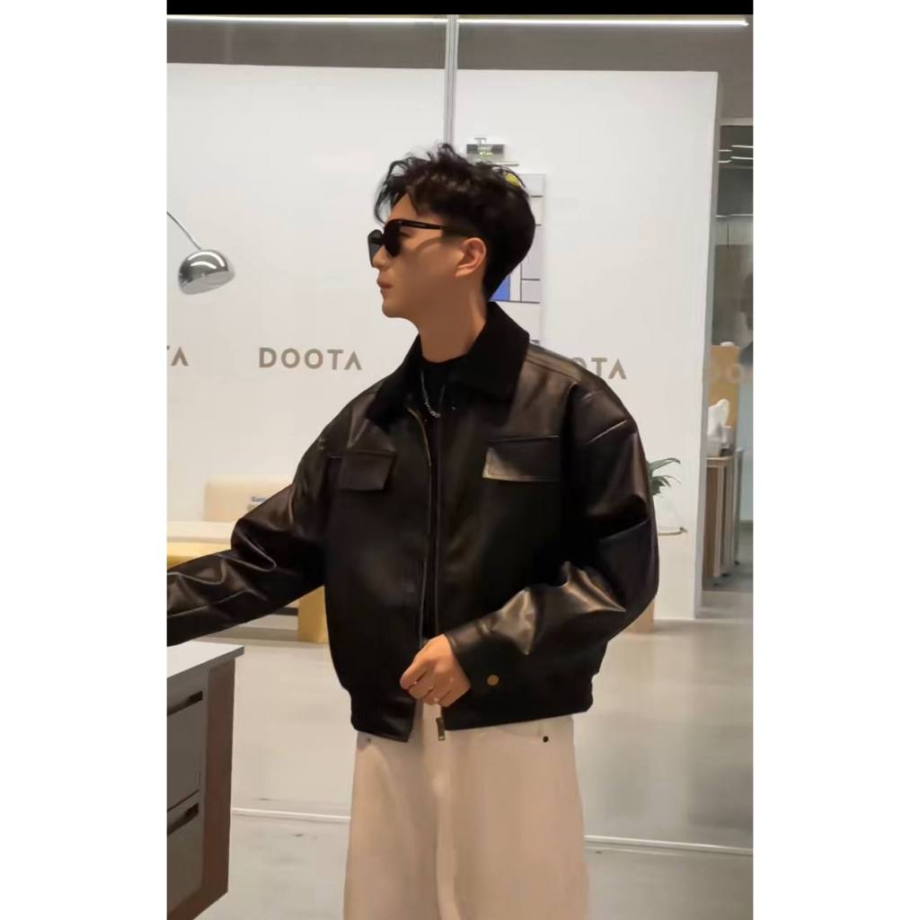 MÃ A2710 SET ÁO DA CỔ NHUNG FORM BOMBER BY MUSLANO FASHION