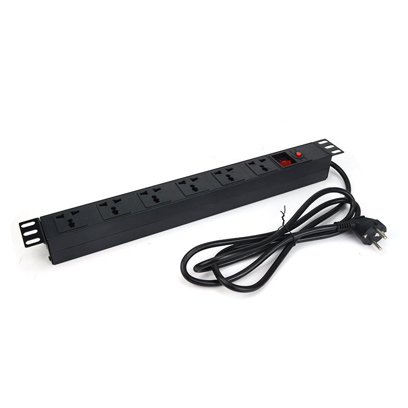 Thanh nguồn PDU 6 ổ dùng cho tủ mạng, có công tắc báo tín hiệu- Giá rẻ nhất