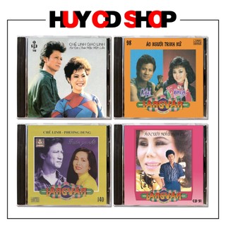 Đĩa CD Chế Linh Giao Linh Hương Lan Thanh Tuyền Phương Dung hát Nhạc vàng Bolero - Đĩa lòng Trắng