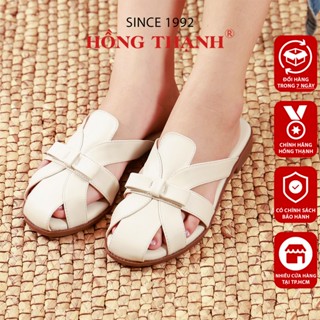  Dép Sục Nữ HỒNG THẠNH Giày Mule Đính Nơ Êm Chân Trendy Đế Chống Trượt - 8794 