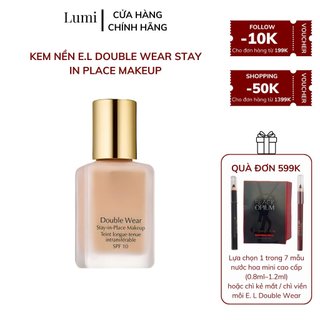 [Authentic - Sẵn] Kem Nền E. Double Wear 1W1 Bone - Vua Lì Đòn Cho Da Dầu, Lâu Trôi 24H - LumiCosmetics