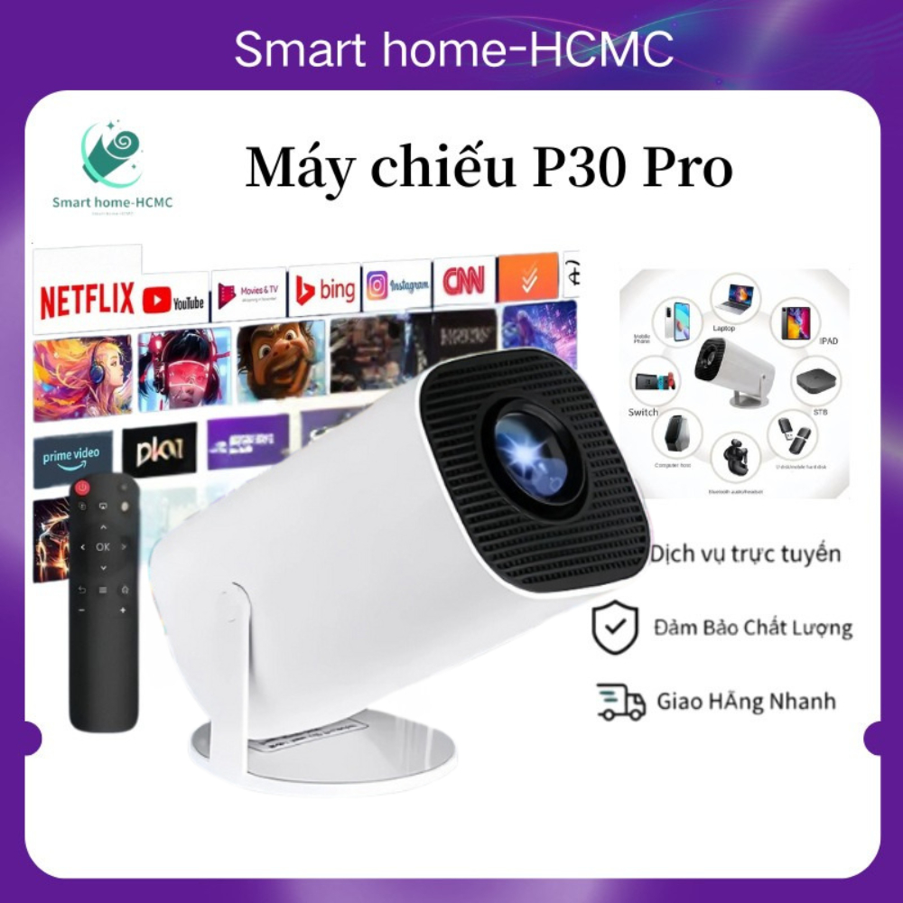Máy chiếu P30 Pro/X8MAX/RY008 mini Full HD 4K Android11 projector WiFi 2.4G/5G 1080P máy chiếu phim