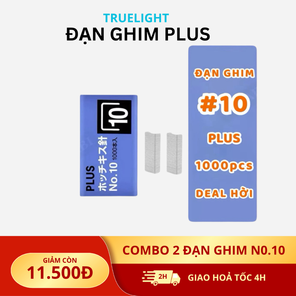 [combo 5/2] Đạn Ghim No.10 PLus Chất Lượng Cao