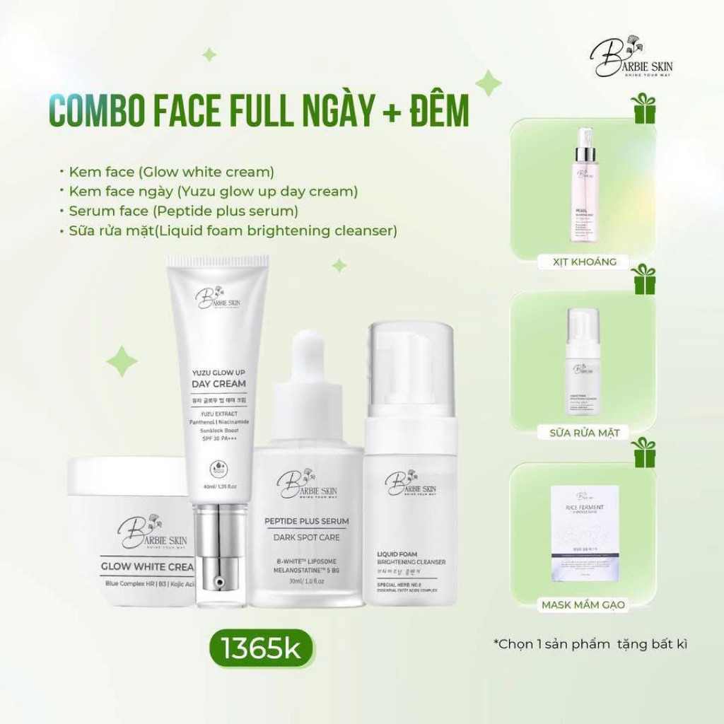 combo full ngày đêm BARBIE SKIN