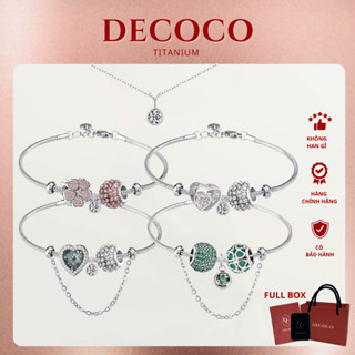   MUA 1 TẶNG 1 VÒNG CỔ  Vòng tay nữ De Coco Lumi Charmy DECOCO   kèm Túi giấy + Hộp + Thiệp   