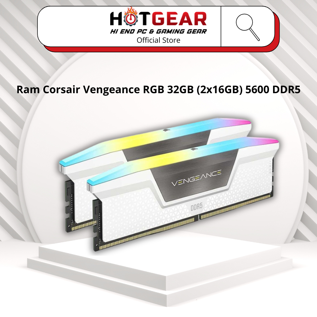 Ram Corsair Vengeance RGB 32GB (2x16GB) 5600 DDR5