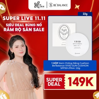   SPD VHL x BE'BALANCE  Kem Chống Nắng Cushion Be'Balance VIVID SUN CUSHION SPF50+ PA4+ 22g 