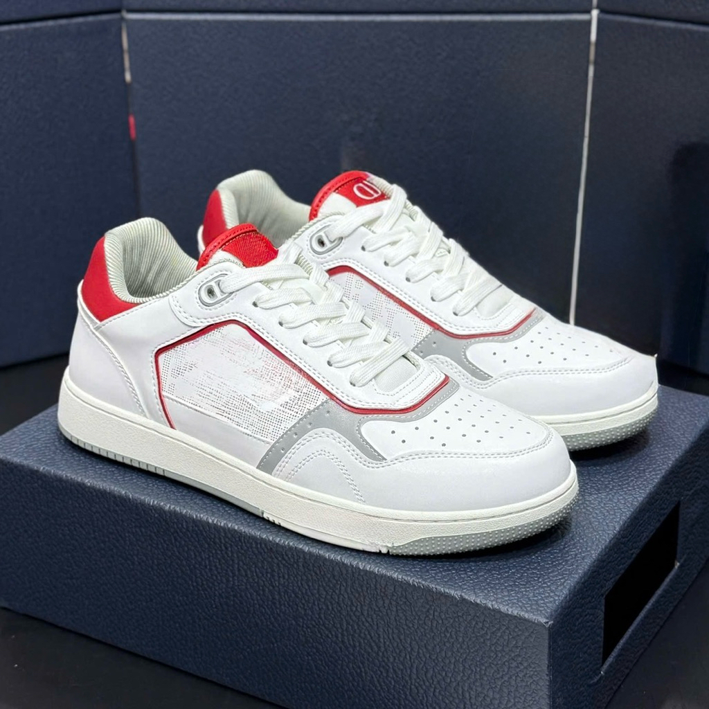 Giày Thể Thao b27 Đỏ Trắng Nam Nữ Full Bill Box