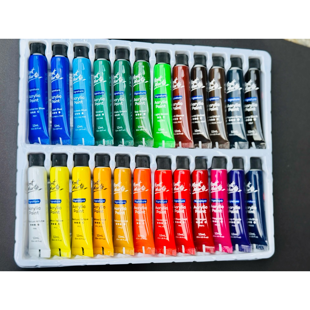 Mont Marte Signature Acrylic tuýp lẻ  12ml