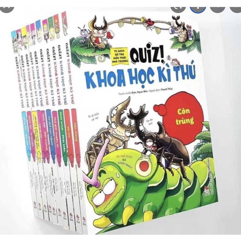 Combo Sách - Trọn Bộ 38C Quiz Khoa Học Kì Thú - NXB Kim Đồng