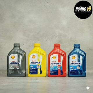 [Đủ loại] Nhớt Shell Advance Chính Hãng Cho Xe Ga/ Xe Số 800ml 1L
