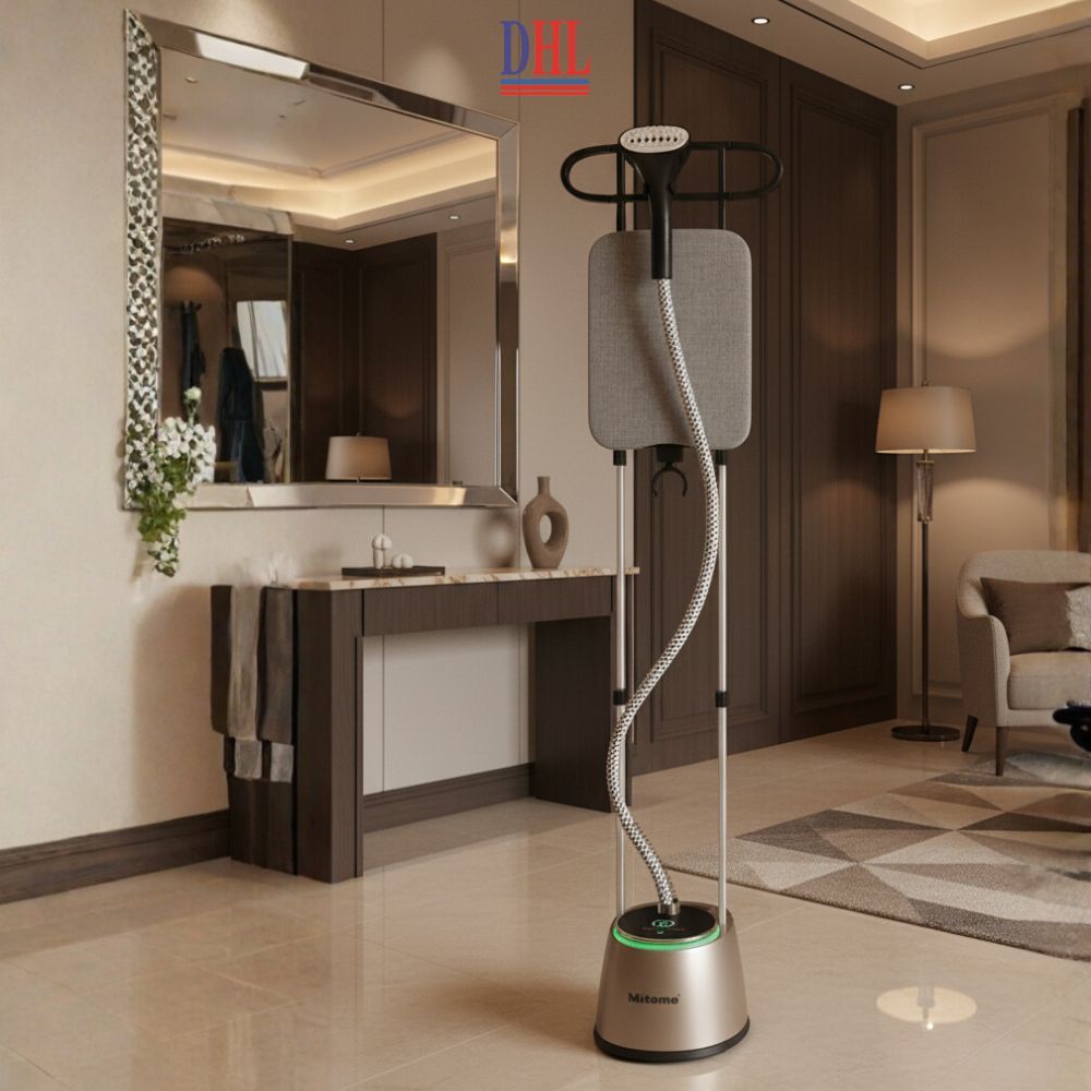 Bàn ủi hơi nước đứng MITOMO GC-899 Neo, Công suất 2500W có đèn LED 4 màu - Hàng chính hãng