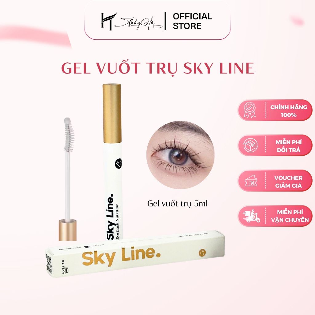 Gel Vuốt Trụ Sky Line Hàn Quốc, Gel Tạo Kiểu Mi Mắt Ướt, Anime - Tạo Ngọn Siêu Nhanh - Thúy Hà