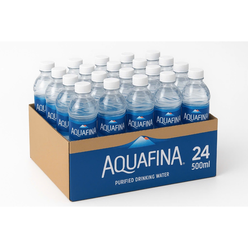 Thùng 24 chai aquafina 500ml date mới