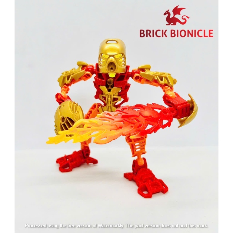 BIONICLE AUTH - ĐỒ CHƠI LẮP RÁP BIONICLE STARS - 7116 TAHU STARS WITH 5 GOLDEN ARMORS