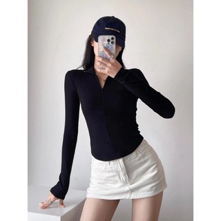 Áo Thun Nữ Dài Tay Co Giãn CinZy SG