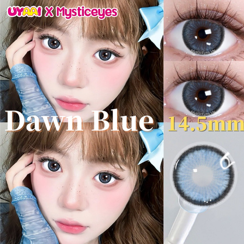 [14.5mm]0 độ phong cách Hàn Quốc 6 tháng, hàm lượng nước 40%, đeo thoải mái Màu nâu  Đôi mắt huyền b