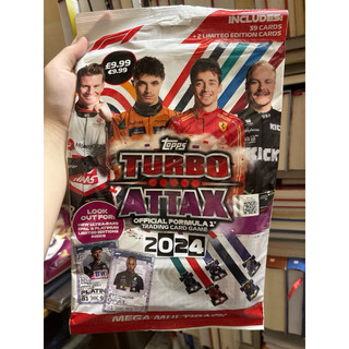 GÓI 41 THẺ TAY ĐUA F1 TURBO ATTAX 2024 MEGA MULTIPACK (BẢN UK)