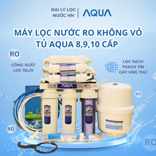 Máy lọc nước RO không vỏ tủ AQUA 8 9 10 cấp lọc , máy lọc nước RO lắp gầm bếp chính hãng AQUA, Máy lọc nước không tủ