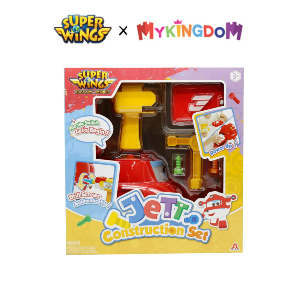 Bộ Trò Chơi Lắp Ráp Máy Bay Đi Kèm Dụng Cụ Jett Tia Chớp SUPERWINGS EU780410