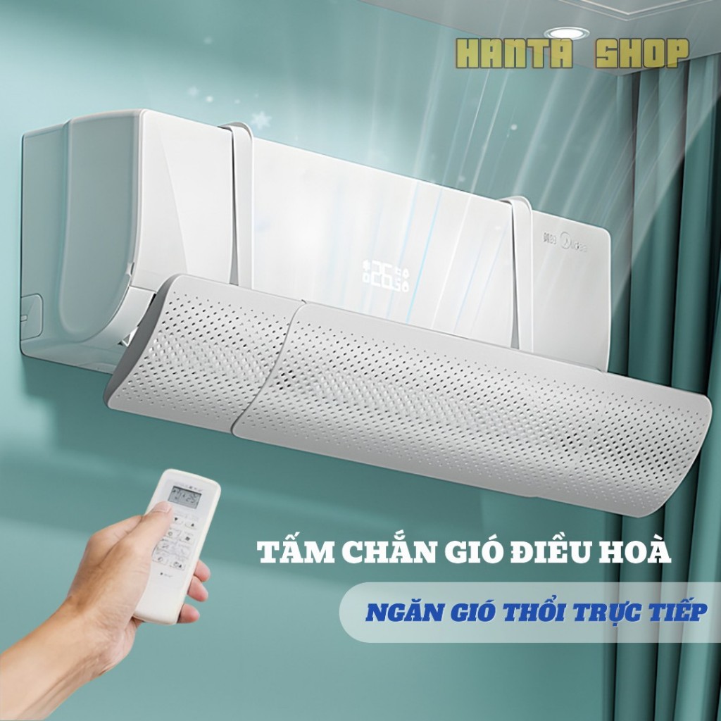 [Mẫu Cao Cấp] Tấm Chắn Gió Điều Hòa - Tấm Chắn Đổi Hướng Gió Điều Hòa Máy Lạnh Có Thể Điều Chỉnh Kích Thước