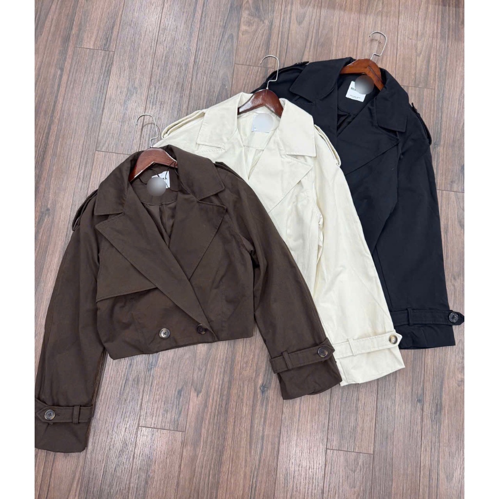 Áo khoác kaki BSK dư xịn ( Nâu - Kem)