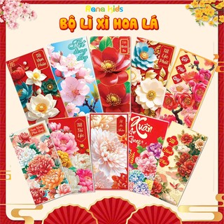  Combo 10 bao lì xì hoa lá 2026 Rana Kids 