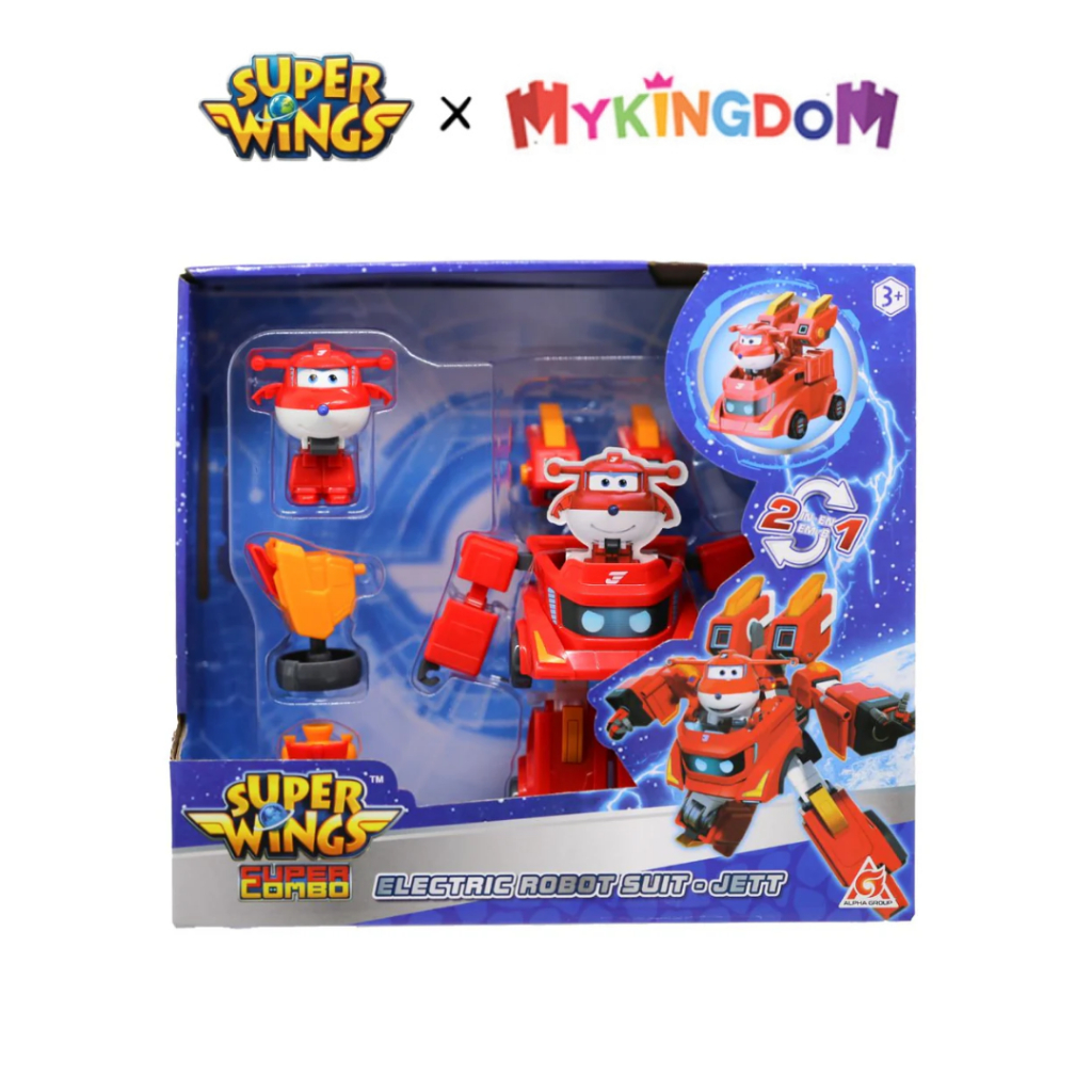 Đồ Chơi Siêu Robot Biến Hình Nâng Cấp - Jett Tia Chớp SUPERWINGS EU790311
