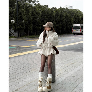  Set bộ thu đông váy đầm Nữ dáng bí Chất Lông cừu cao cấp Phong cách Sang chảnh tiểu thư - QuynhTrangBasic 