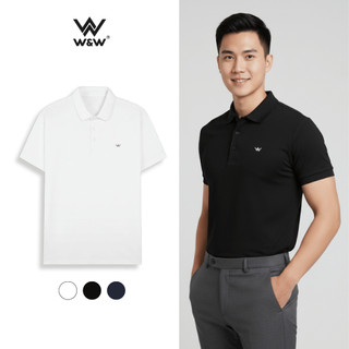  Áo Polo Nam Basic W&W WPO176R Dáng Regular Fit Chất Liệu Coolmax Thoáng Mát Mềm Mại Co Giãn Tốt 