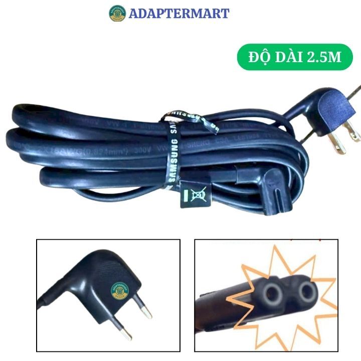 Dây sạc nguồn loa kéo Azpro dài 1.5m 2.5m xịn lõi đồng, dây nguồn AC 100-240V loa karaoke Azpro