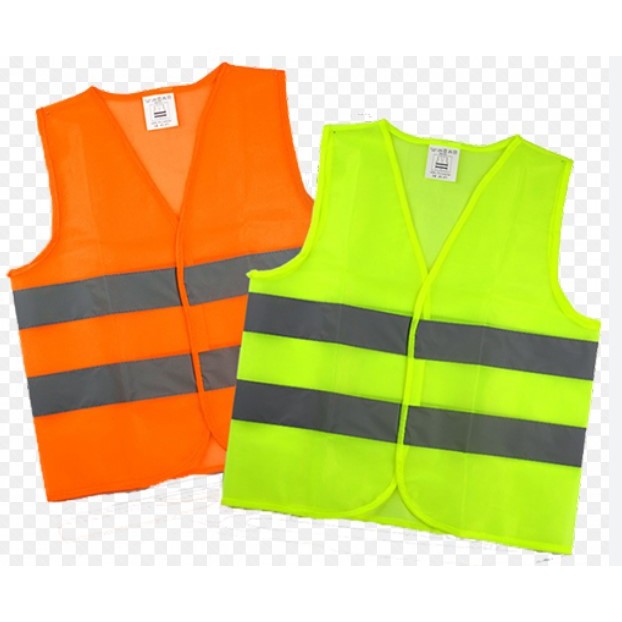 Áo phản quang dây đi phượt quét dọn ban đêm