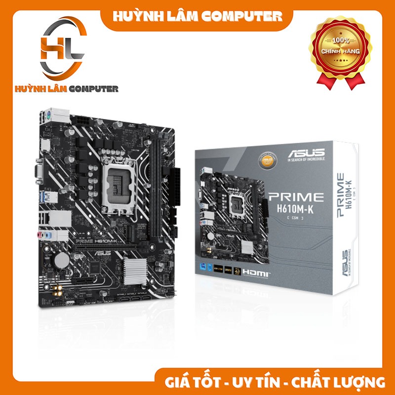 Main Asus H610M K D4-CSM DDR4 - Chính hãng Phân Phối