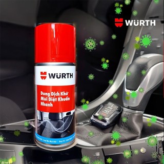  Chai Xịt Khử Mùi Điều Hòa Ô Tô Diệt Khuẩn Nội Thất Wurth Quick Fresh Active 150ml  hàng chính hãng  