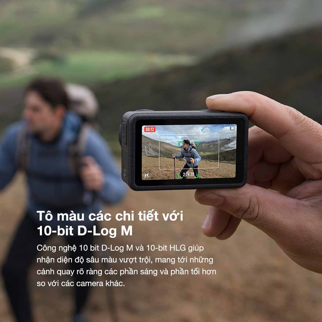 Camera Hành Động DJI Osmo Action 5 Pro Máy Quay Hành Trình 4K 120fps, Chế Độ Màu HLG, Quay Đêm Rõ Nét | BigBuy360 - bigbuy360.vn