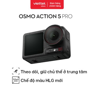 Camera Hành Động DJI Osmo Action 5 Pro Máy Quay Hành Trình 4K 120fps, Chế Độ Màu HLG, Quay Đêm Rõ Nét
