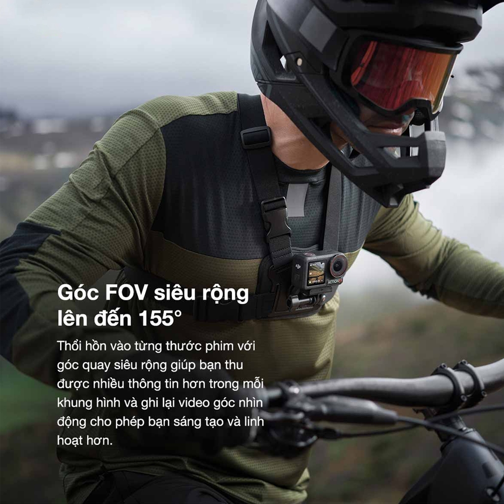 Camera Hành Động DJI Osmo Action 5 Pro Máy Quay Hành Trình 4K 120fps, Chế Độ Màu HLG, Quay Đêm Rõ Nét | BigBuy360 - bigbuy360.vn