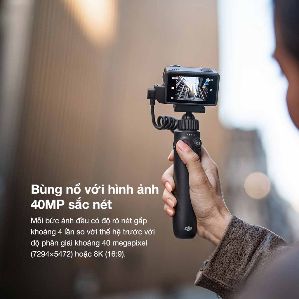 Camera Hành Động DJI Osmo Action 5 Pro Máy Quay Hành Trình 4K 120fps, Chế Độ Màu HLG, Quay Đêm Rõ Nét | BigBuy360 - bigbuy360.vn