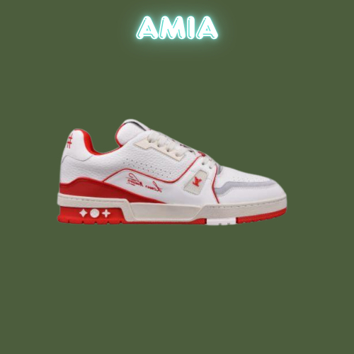 Giày_LV54 Trainer LV54 Đỏ, giày LV54 Trainer bản cao cấp full bill box