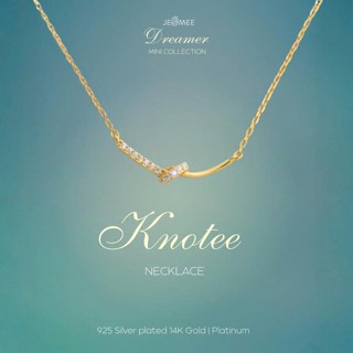  Dây chuyền bạc 925 Knotee JESMEE vòng cổ nữ đính đá CZ - LE23202 