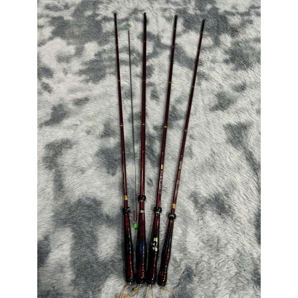 Cần Câu Trúc Nhật 5H Tay Cầm Cán Bầu Chuẩn Nhật - Tem Nhãn Vàng Hàng Nhật Đẹp Fishing Bắt Cá