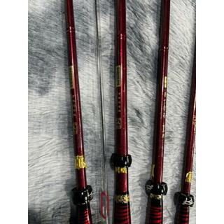 Cần Câu Trúc Nhật 5H Tay Cầm Cán Bầu Chuẩn Nhật - Tem Nhãn Vàng Hàng Nhật Đẹp Fishing Bắt Cá