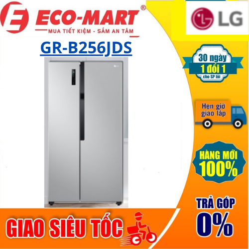 B256JDS Tủ lạnh LG GR-B256JDS Inverter 519 lít ( Giao vs lắp đặt miễn phí tại nhà )