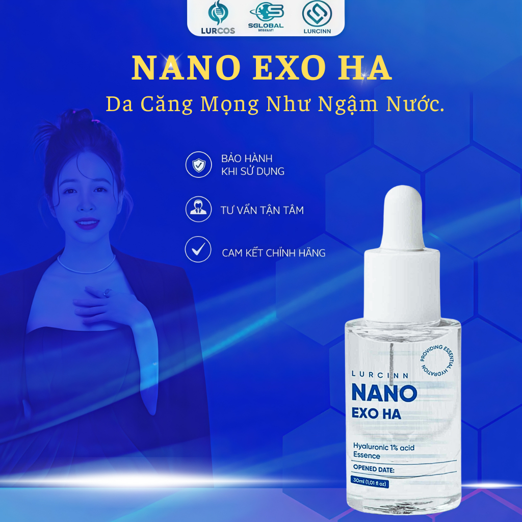 Nano Exo HA- Serum HA-Da Căng Mọng Như Ngậm Nước-30ml-Lurcinn