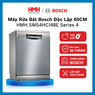 [GIAO LẮP TOÀN QUỐC] Máy Rửa Bát Bosch Độc Lập 60 cm HMH.SMS4HCI48E